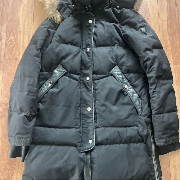 RUDSAK Women's Moda Black Puffer Coat - Picture 5 of 17